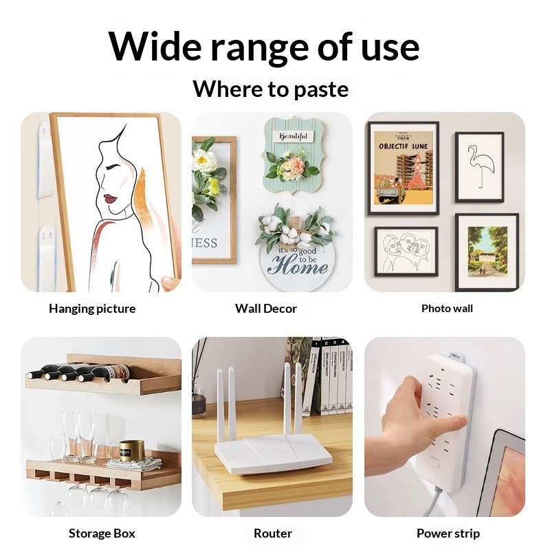 Picture Hanging Strip - خطافات تعليق الصور بدون حفر، شرائط