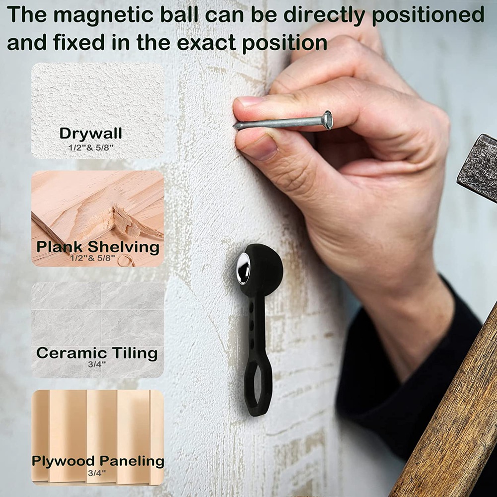 Stud Finder Magnetic - الماسح الضوئي للحائط BAAE، 27 رطلاً