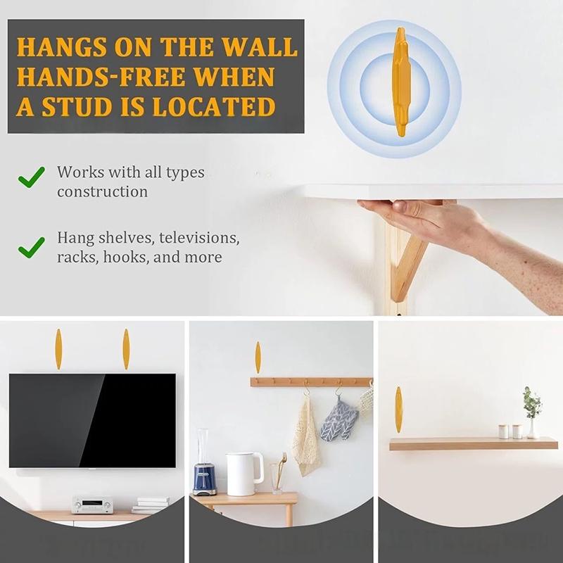 Stud Finder Magnetic - جهاز كشف المعادن للجدران الجافة والخشب،