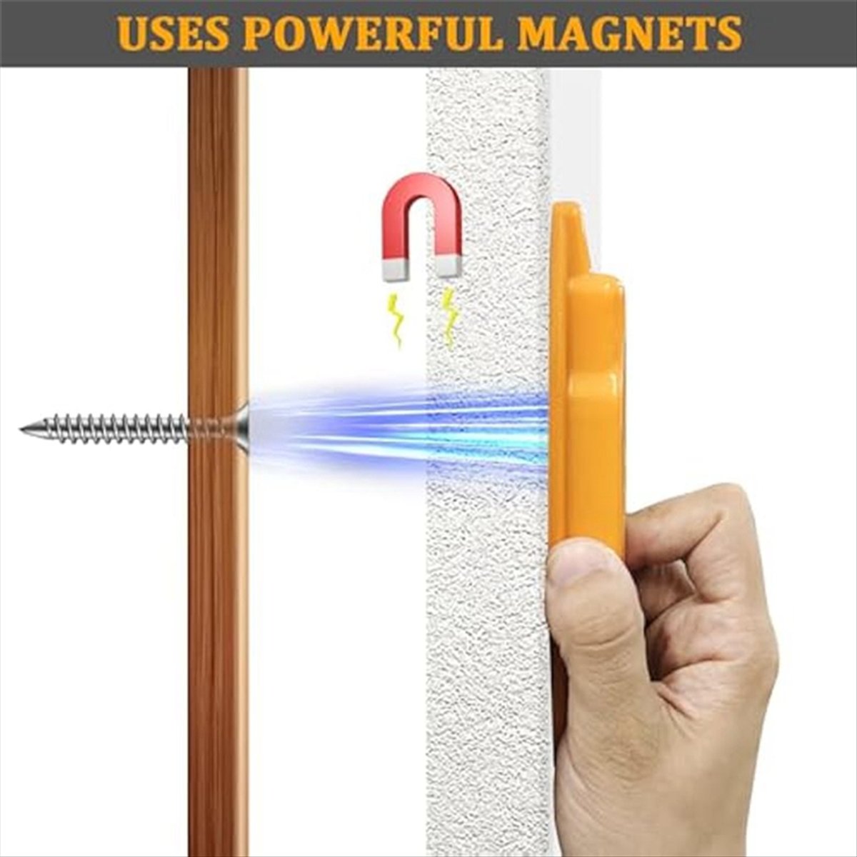 Stud Finder Magnetic - 4 قطع من أداة البحث عن