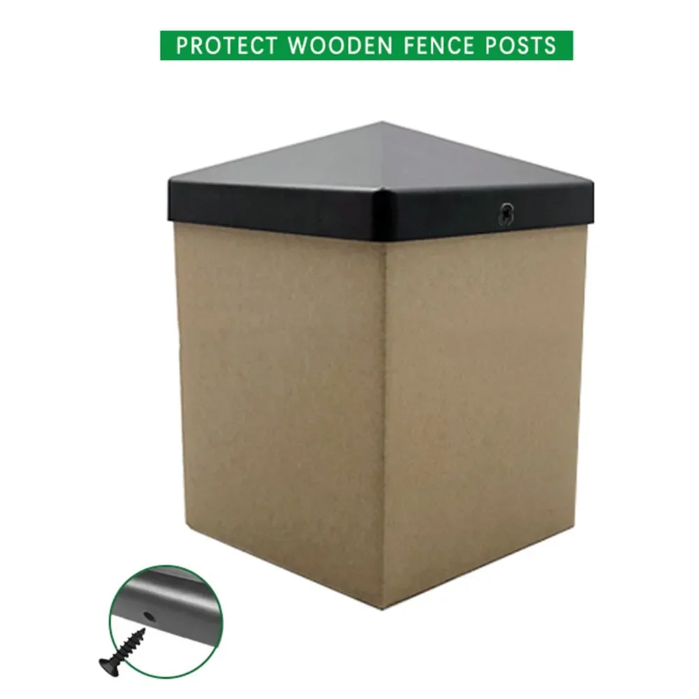 Home Improvement Fence - قبعات بريد 4 × 4، قبعات