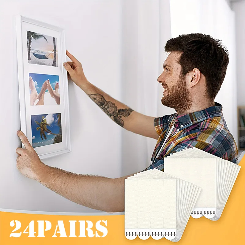 Picture Hanging Strip - شرائط تعليق صور شديدة التحمل ،