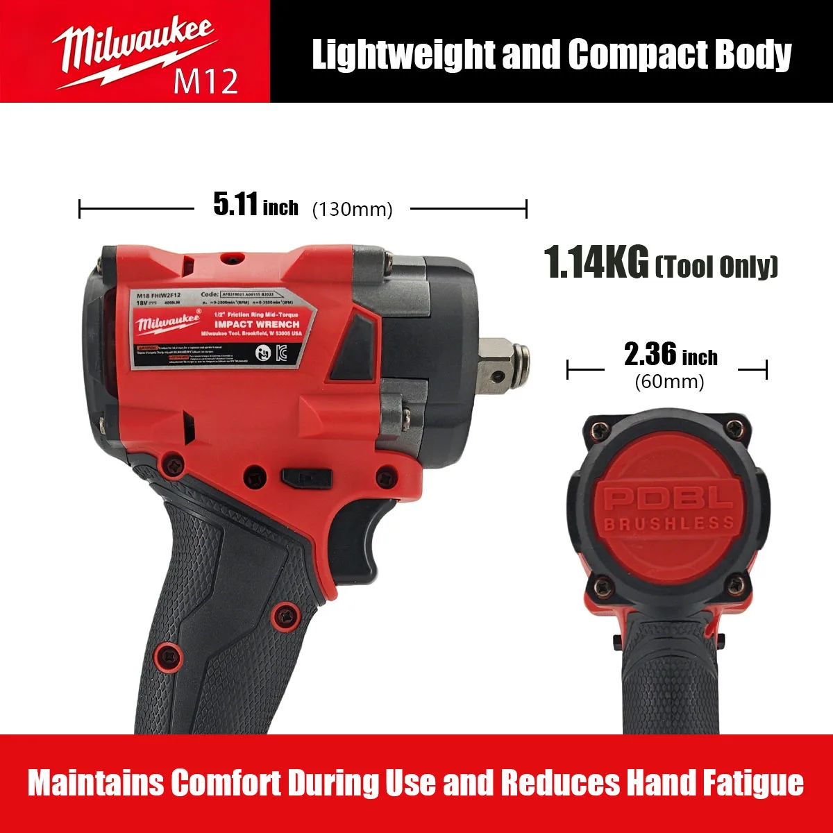 مفتاح ربط كهربائي بدون فرشاة م - مراجعة Milwaukee Drill M18 Fuel وسعره