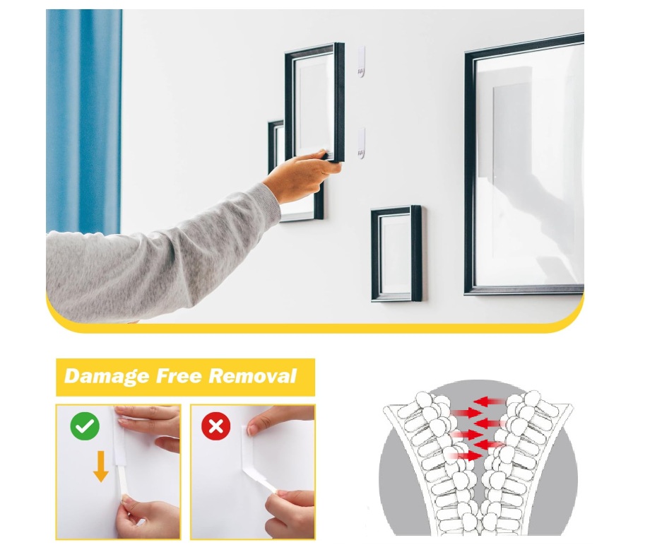 شرائط تعليق الصور ذات القفل ال - مراجعة Picture Hanging Strip وسعره