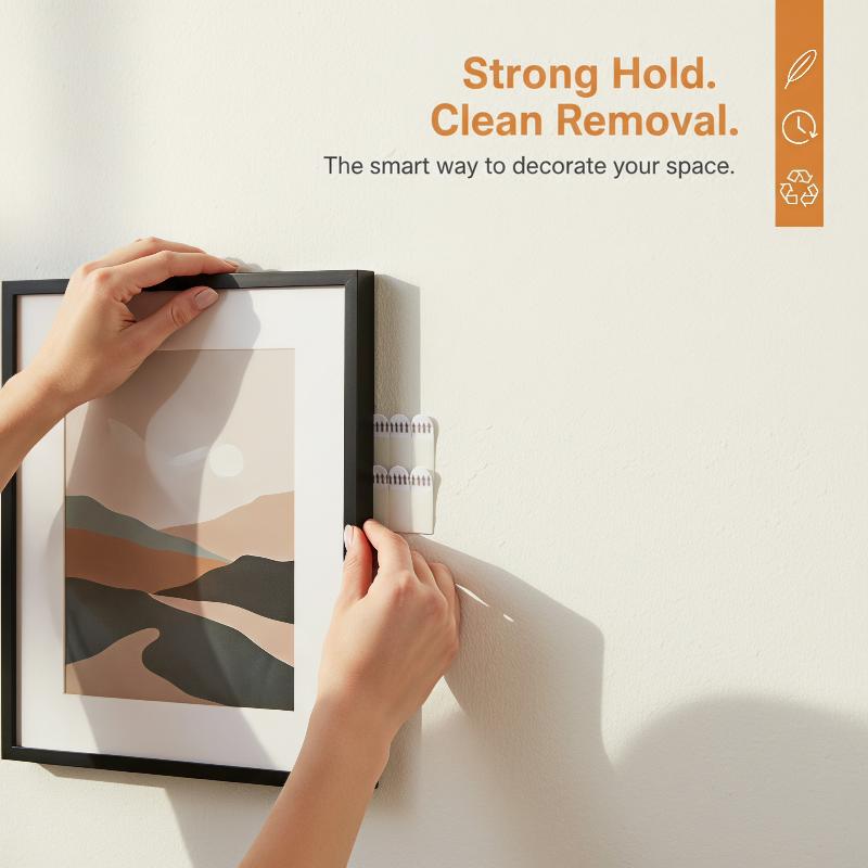 شريط تعليق الصور غير المثقب شد - مراجعة Picture Hanging Strip وسعره